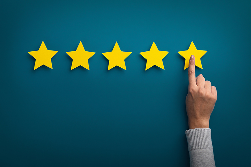 Provide five star customer service to be successful